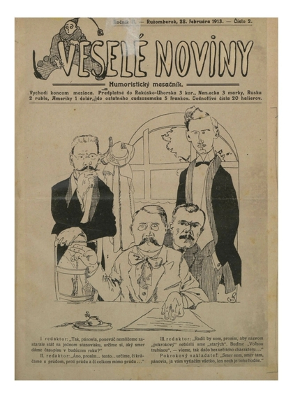 E-magazín Veselé noviny  2/1913 - Slovenská národná knižnica