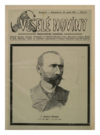 E-magazín Veselé noviny  4/1913 - Slovenská národná knižnica