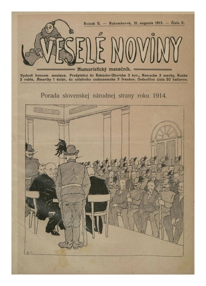 E-magazín Veselé noviny  8/1913 - Slovenská národná knižnica