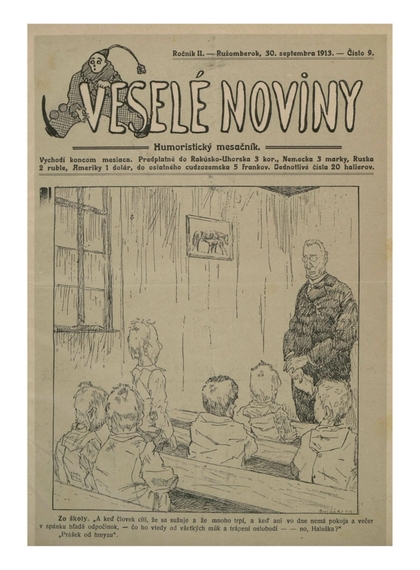 E-magazín Veselé noviny  9/1913 - Slovenská národná knižnica
