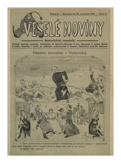 E-magazín Veselé noviny  11/1913 - Slovenská národná knižnica