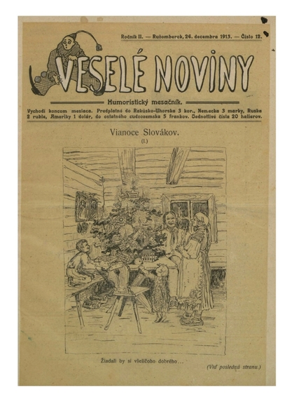 E-magazín Veselé noviny  12/1913 - Slovenská národná knižnica