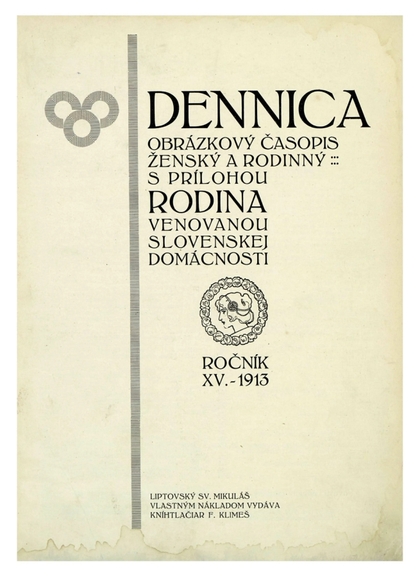 E-magazín Dennica  1/1913 - Slovenská národná knižnica
