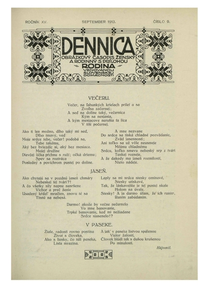 E-magazín Dennica  9/1913 - Slovenská národná knižnica
