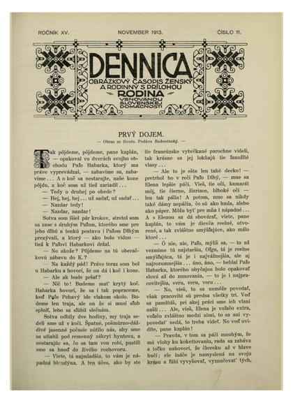 E-magazín Dennica  11/1913 - Slovenská národná knižnica