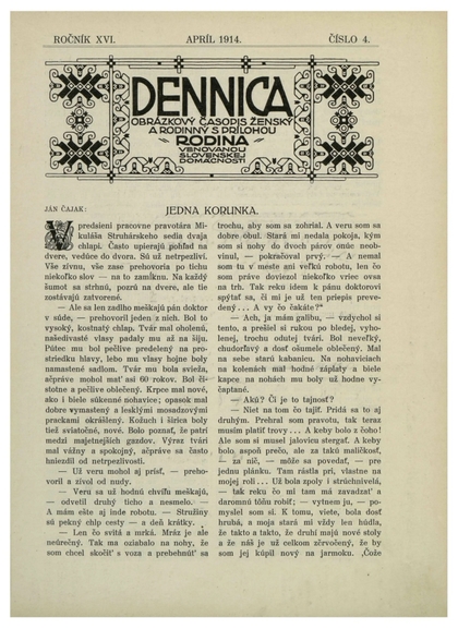 E-magazín Dennica  4/1914 - Slovenská národná knižnica