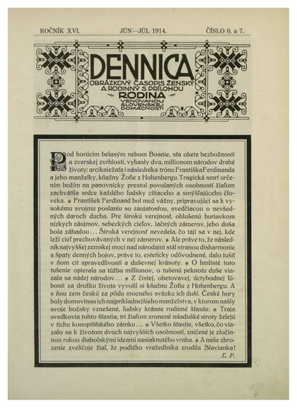 E-magazín Dennica  6/7/1914 - Slovenská národná knižnica