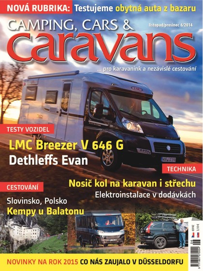 E-magazín Camping, Cars & Caravans 6/2014 - EEZY Publishing