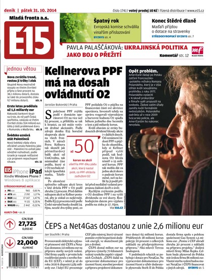 E-magazín E15 31.10.2014 - Czech Media Invest