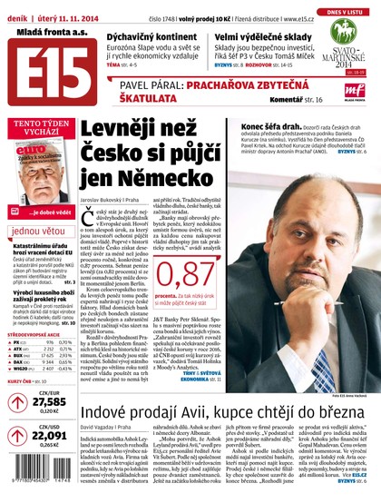 E-magazín E15 11.11.2014 - Czech Media Invest