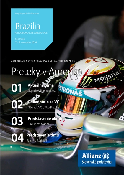 E-magazín Magazín F1 15/2014 - Allianz - Slovenská poisťovňa, a.s.