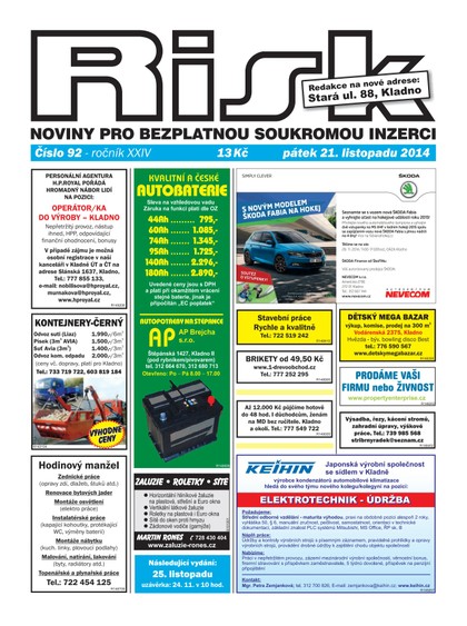 E-magazín Risk 92/2014 - Risk