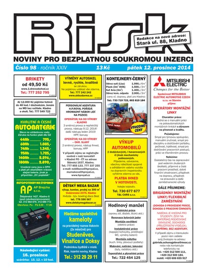 E-magazín Risk 98/2014 - Risk