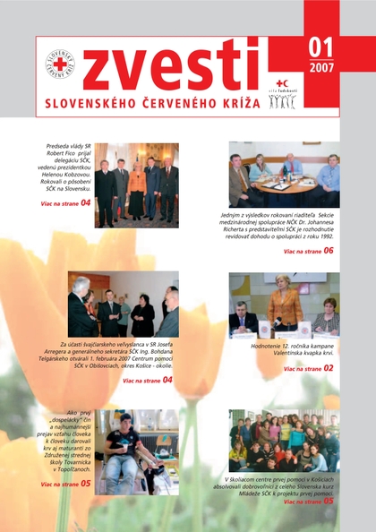 E-magazín Zvesti 1/2007 - Slovenský Červený kríž