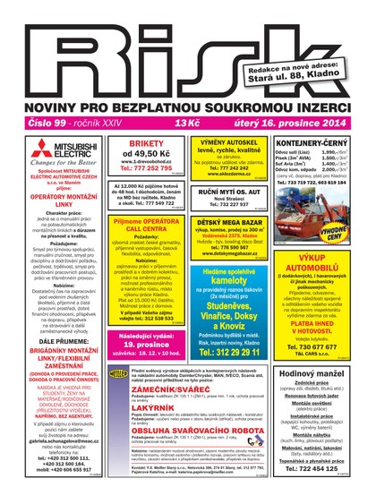 E-magazín Risk 99/2014 - Risk