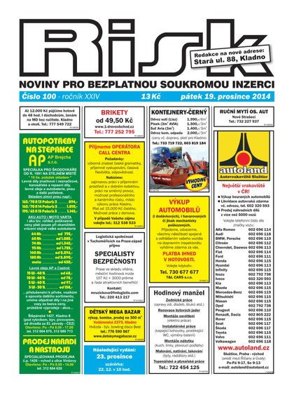 E-magazín Risk 100/2014 - Risk