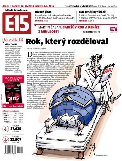E-magazín E15 22.12.2014 - Czech Media Invest