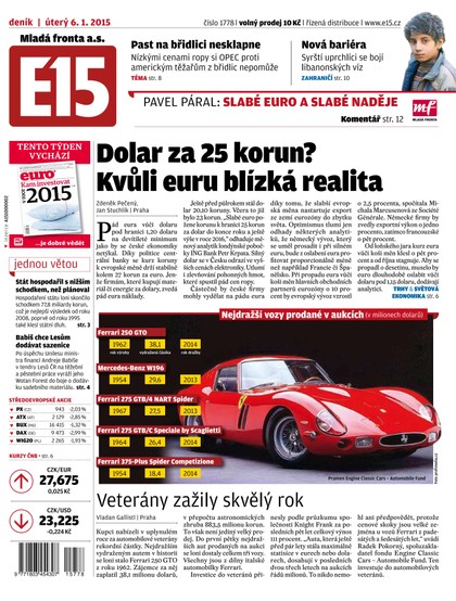 E-magazín E15 6.1. 2015 - Czech Media Invest