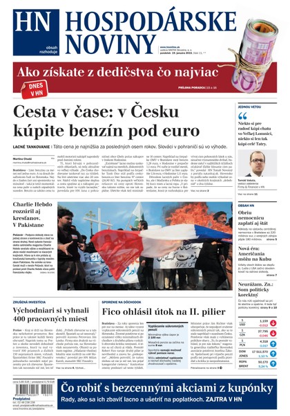 E-magazín Hospodárske noviny 19.01.2015 - MAFRA Slovakia, a.s.