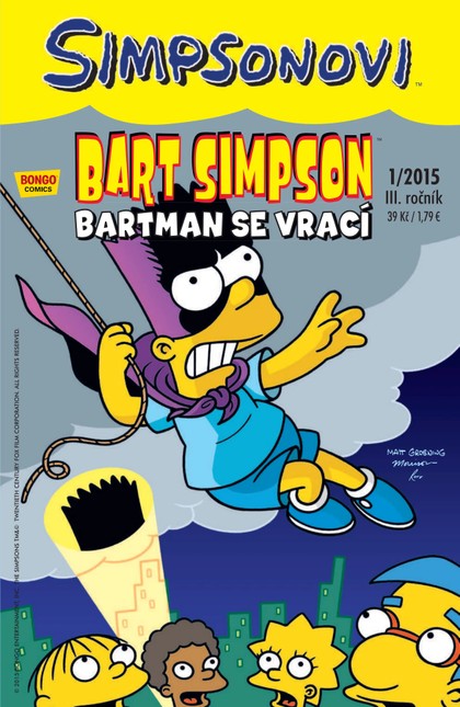 E-magazín Bart Simpson 1/2015: Bartman se vrací - Nakladatelství CREW