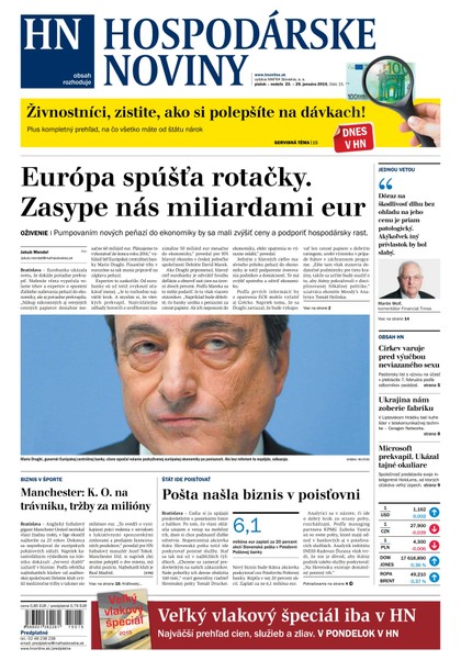 E-magazín Hospodárske noviny 23.01.2015 - MAFRA Slovakia, a.s.