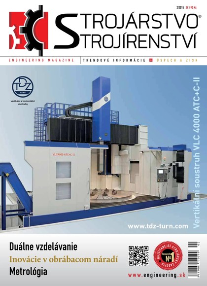 E-magazín STROJÁRSTVO/STROJÍRENSTVÍ 2/2015 - MEDIA/ST s.r.o.