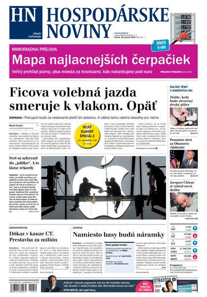 E-magazín Hospodárske noviny 29.01.2015 - MAFRA Slovakia, a.s.