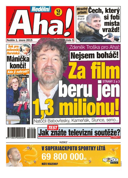 E-magazín Nedělní AHA! - CZECH NEWS CENTER a. s.