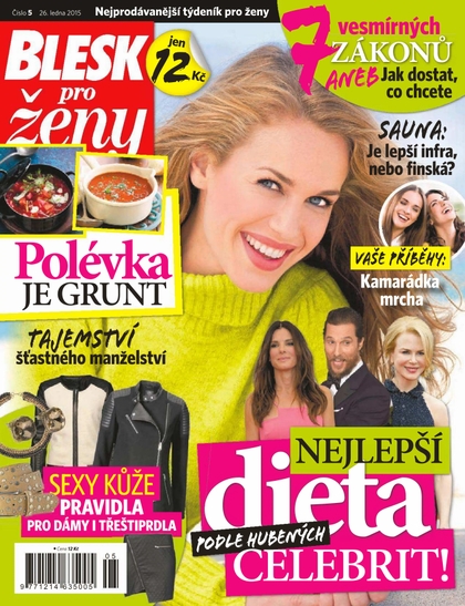 E-magazín Blesk pro ženy 26.1.2015 - CZECH NEWS CENTER a. s.