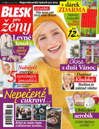 E-magazín Blesk pro ženy 8.12.2014 - CZECH NEWS CENTER a. s.