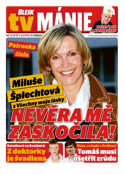 E-magazín Blesk TV manie - 7.2.2015 - CZECH NEWS CENTER a. s.