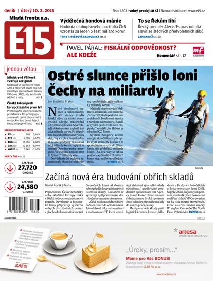 E-magazín E15 10.2.2015 - Czech Media Invest