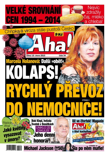 E-magazín AHA! - 10.2.2015 - CZECH NEWS CENTER a. s.