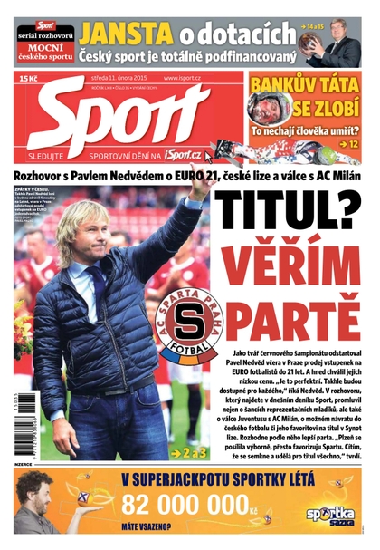 E-magazín Sport - 11.2.2015 - CZECH NEWS CENTER a. s.