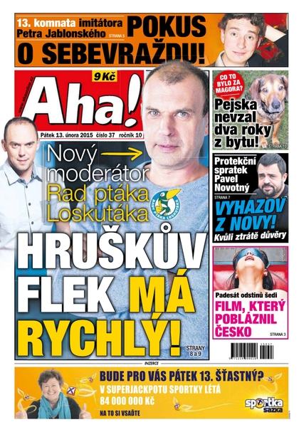 E-magazín AHA! - 13.2.2015 - CZECH NEWS CENTER a. s.