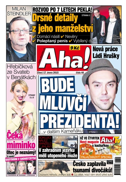 E-magazín AHA! - 17.2.2015 - CZECH NEWS CENTER a. s.
