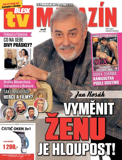 E-magazín Blesk Tv magazín - 20.2.2015 - CZECH NEWS CENTER a. s.