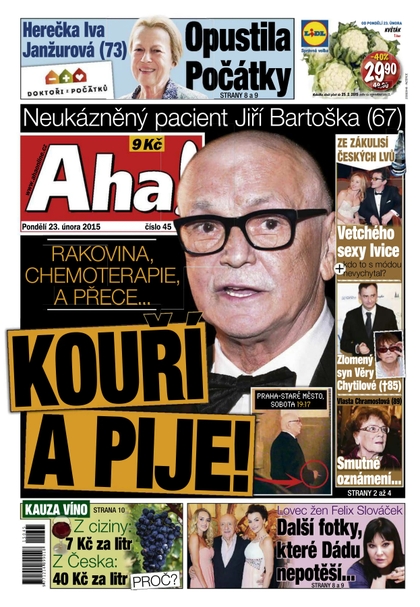 E-magazín AHA! - 23.2.2015 - CZECH NEWS CENTER a. s.