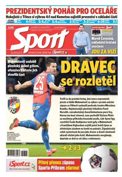 E-magazín Sport - 23.2.2015 - CZECH NEWS CENTER a. s.