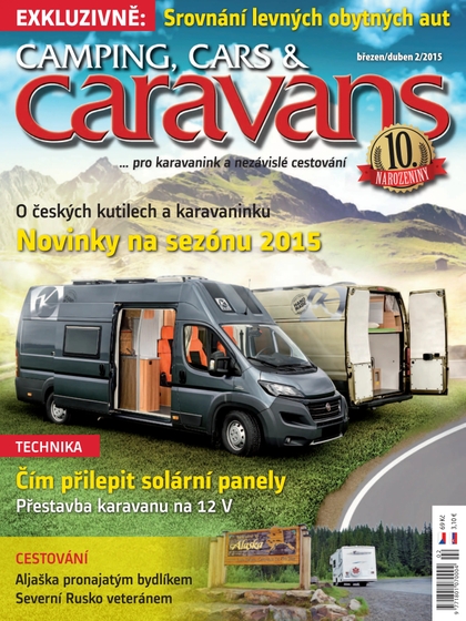E-magazín Camping, Cars &amp; Caravans 2/2015 (březen/duben) - NAKLADATELSTVÍ MISE, s.r.o.