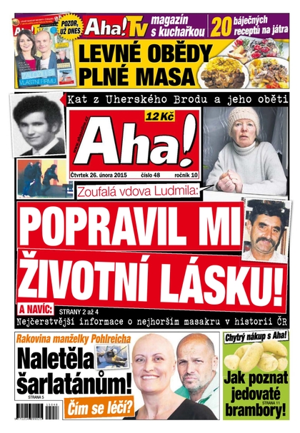 E-magazín AHA! - 26.2.2015 - CZECH NEWS CENTER a. s.
