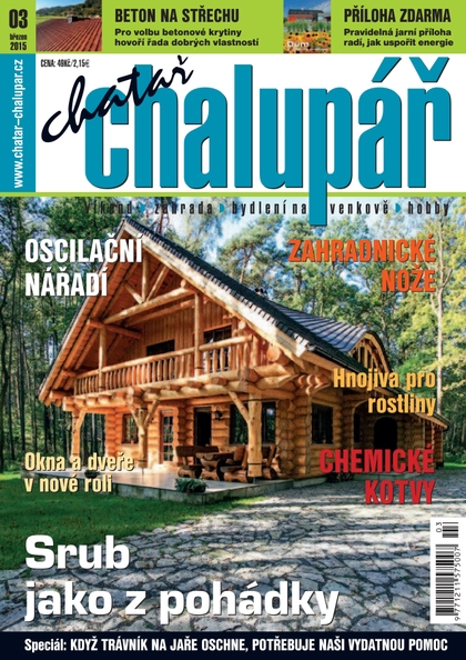E-magazín Chatař Chalupář 03/2015 - Časopisy pro volný čas s. r. o.