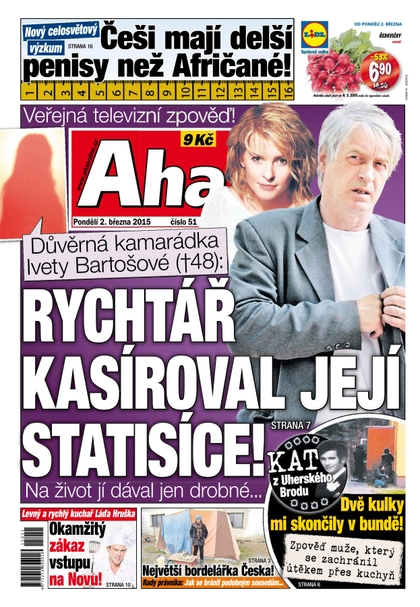 E-magazín AHA! - 2.3.2015 - CZECH NEWS CENTER a. s.