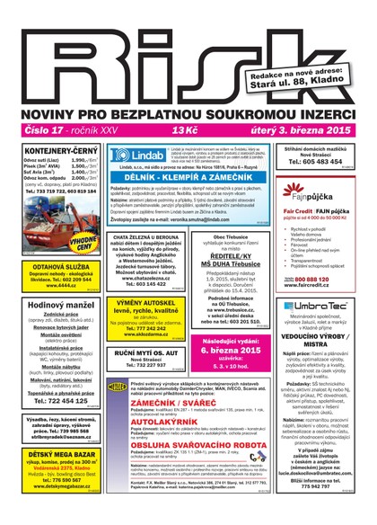 E-magazín Risk 17/2015 - Risk