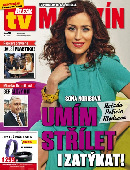 E-magazín Blesk Tv magazín - 6.3.2015 - CZECH NEWS CENTER a. s.