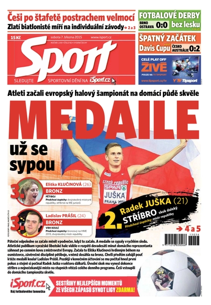 E-magazín Sport - 7.3.2015 - CZECH NEWS CENTER a. s.