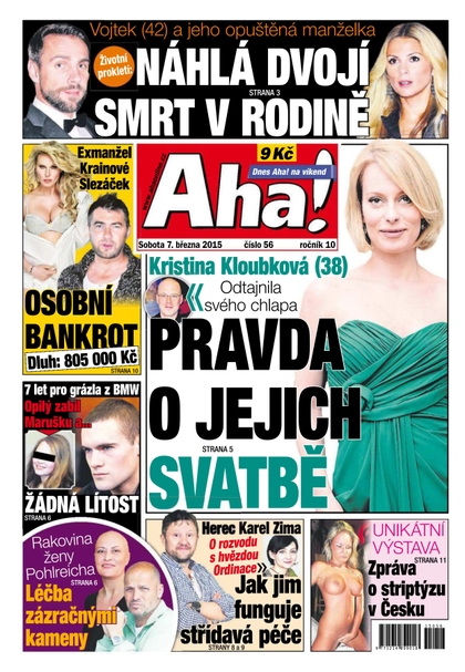 E-magazín AHA! - 7.3.2015 - CZECH NEWS CENTER a. s.