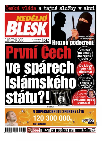 E-magazín Nedělní Blesk - 8.3.2015 - CZECH NEWS CENTER a. s.