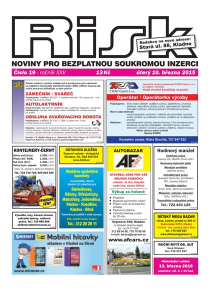 E-magazín Risk 19/2015 - Risk