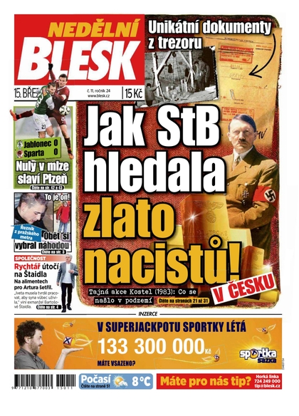 E-magazín Nedělní Blesk - 15.3.2015 - CZECH NEWS CENTER a. s.
